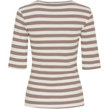 MARTA DU CHATEAU Marta du Chateau dame T-Shirt MdcNena 7524 T-shirt Tortora