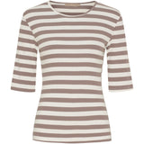 MARTA DU CHATEAU Marta du Chateau dame T-Shirt MdcNena 7524 T-shirt Tortora