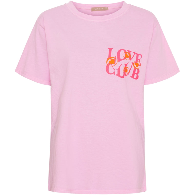 MARTA DU CHATEAU Marta du Chateau dame T-shirt MdcInge -0532 T-shirt Rosa Baby/Pink Fluo CW