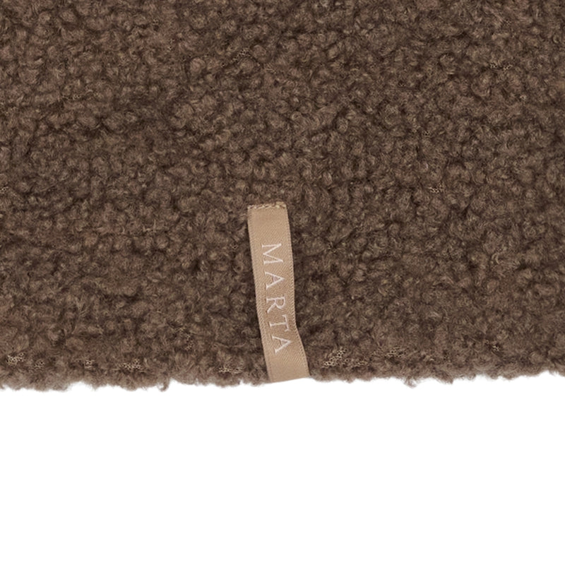 MARTA DU CHATEAU Marta du Chateau dame Teddy Balaclava MdcCleore 172-1400-A Scarf Brown