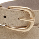 MARTA DU CHATEAU Marta du Chateau dame bælte MdcJulis SA-4013 Belts Light Taupe