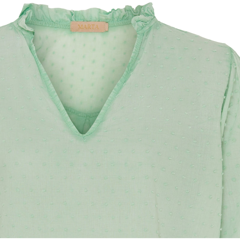 MARTA DU CHATEAU Marta du Chateau dame bluse 1471 Blouse Menta1585