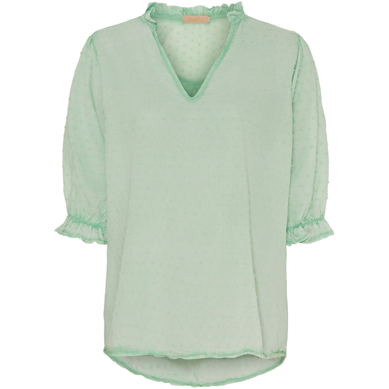 MARTA DU CHATEAU Marta du Chateau dame bluse 1471 Blouse Menta1585