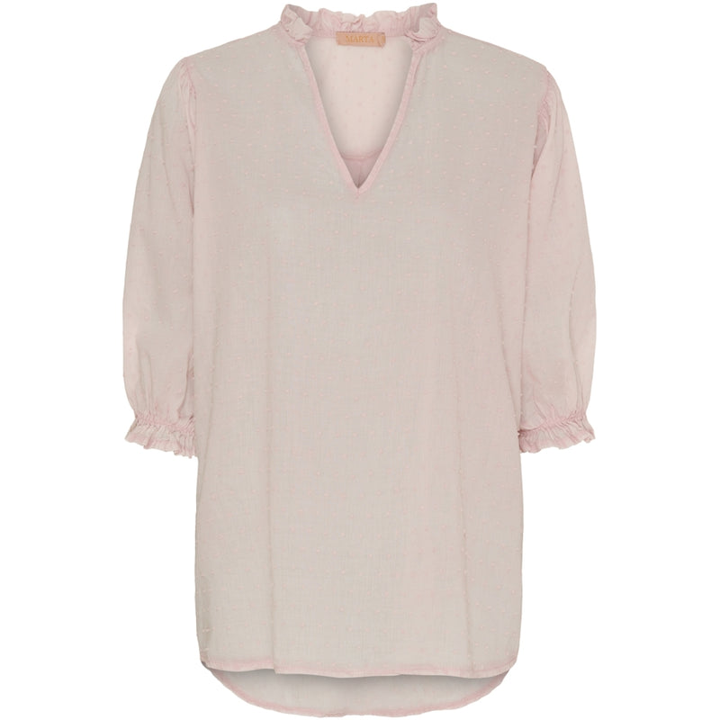 MARTA DU CHATEAU Marta du Chateau dame bluse 1471 Blouse Rosa2406