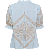 MARTA DU CHATEAU Marta du Chateau dame bluse MdcAnabella 8119 Shirt Celeste6975tpg