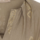 MARTA DU CHATEAU Marta du Chateau dame bluse MdcBayleaf 7705 Shirt Fango60