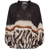 MARTA DU CHATEAU Marta du Chateau dame bluse MdcBelladonna 003 Shirt Nero