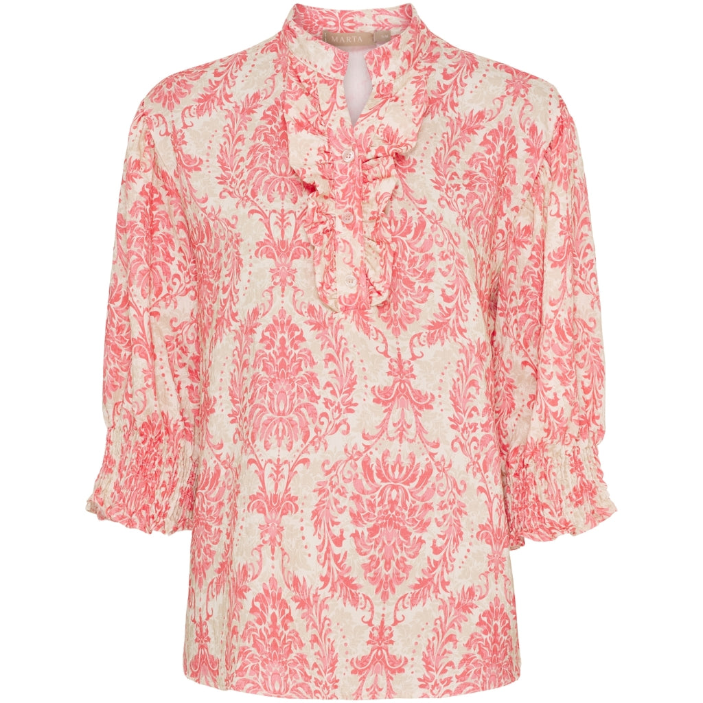 Marta Du Chateau Dame Bluse MdcCharlie 6892 Corallo6207tpf marta-du-chateau-dame-bluse-mdccharlie-6892-corallo6207tpf