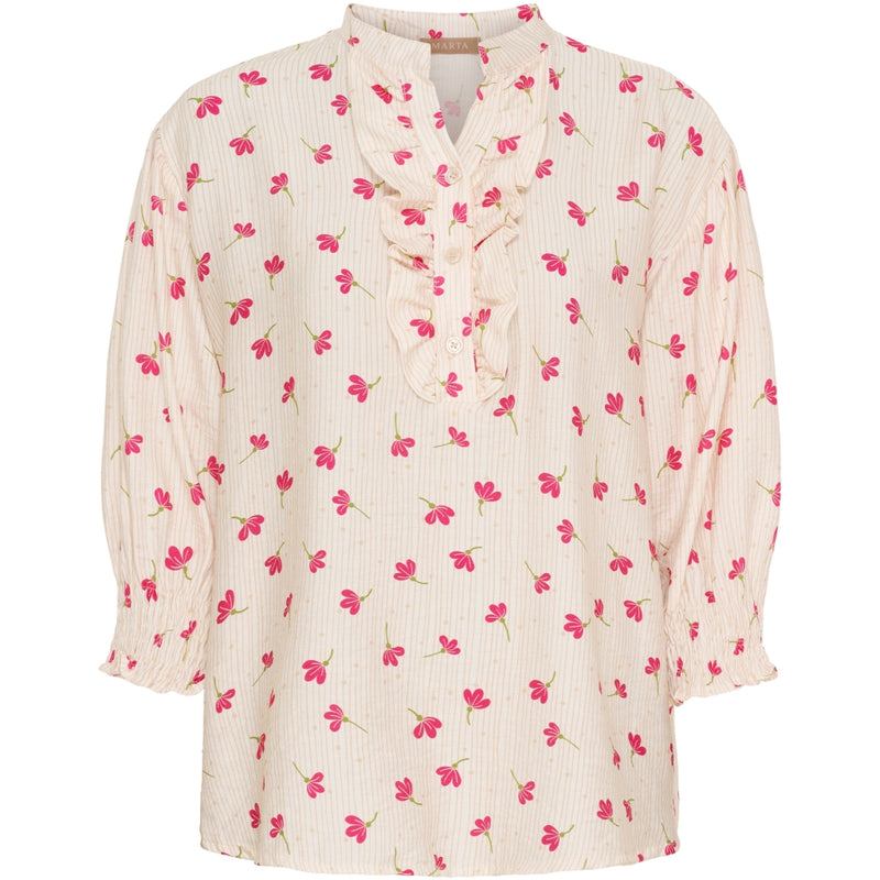 MARTA DU CHATEAU Marta du Chateau dame bluse MdcCharlie 6892 Shirt FuxiaCF0213ypV13