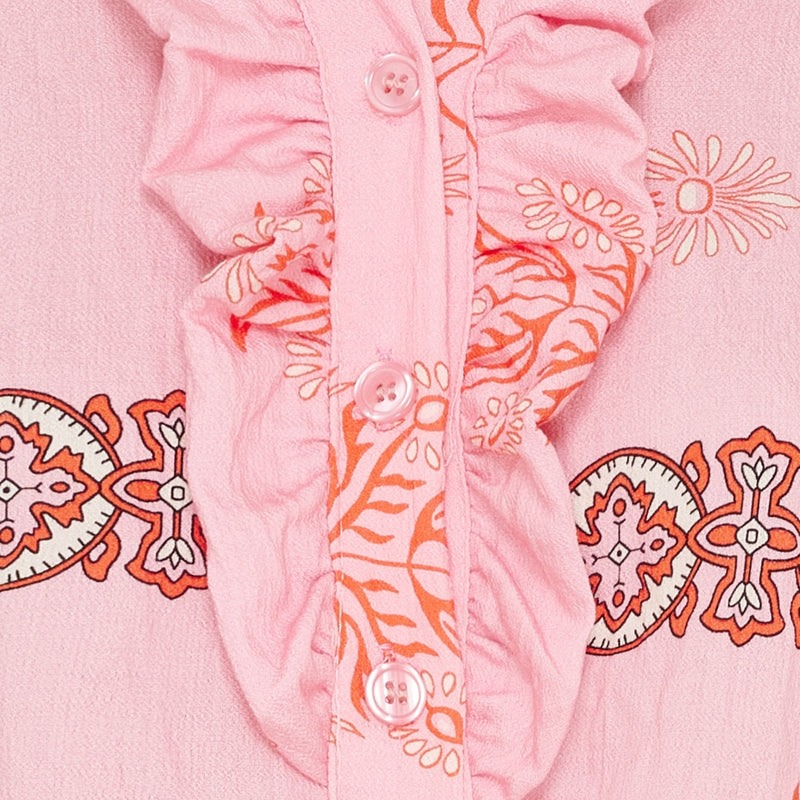 MARTA DU CHATEAU Marta du Chateau dame bluse MdcCharlie 6892 Shirt Rosa3454tpe