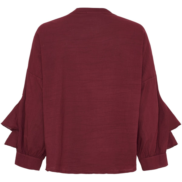 MARTA DU CHATEAU Marta du Chateau dame bluse MdcDebbie 258638 Blouse Bordeaux6269