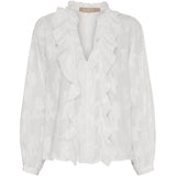MARTA DU CHATEAU Marta du Chateau dame bluse MdcElea 58221 Restudsalg White
