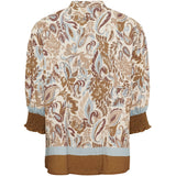 MARTA DU CHATEAU Marta du Chateau dame bluse MdcMelisande 7527 Shirt Camello1240tpn