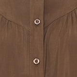 MARTA DU CHATEAU Marta du Chateau dame bluse MdcMelodie 58210 Restudsalg Brown276