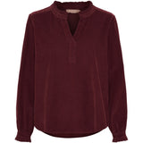 MARTA DU CHATEAU Marta du Chateau dame bluse MdcMorgana 2518115V Restudsalg Bordeaux6269