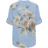 MARTA DU CHATEAU Marta du Chateau dame bluse MdcNadira 9122 Shirt Celeste