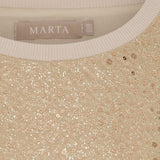 MARTA DU CHATEAU Marta du Chateau dame bluse MdcNynne 7693 Blouse Champagne