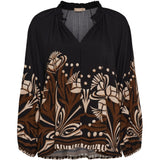 MARTA DU CHATEAU Marta du Chateau dame bluse MdcOctavia 003B Shirt BlackNG313BA