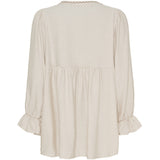 MARTA DU CHATEAU Marta du Chateau dame bluse MdcPoppy 7473 Shirt Sabbia102