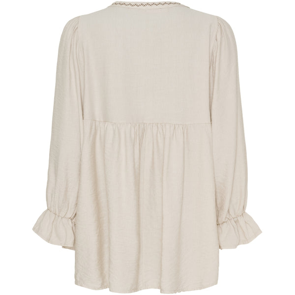 MARTA DU CHATEAU Marta du Chateau dame bluse MdcPoppy 7473 Shirt Sabbia102