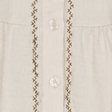 MARTA DU CHATEAU Marta du Chateau dame bluse MdcPoppy 7473 Shirt Sabbia102