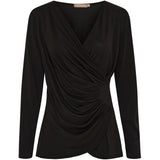 MARTA DU CHATEAU Marta du Chateau dame bluse MdcPrimrose 6075 Restudsalg Black