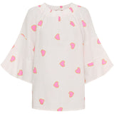 MARTA DU CHATEAU Marta du Chateau dame bluse MdcPutte 7316 Shirt PINK HEART