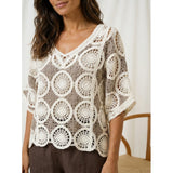 MARTA DU CHATEAU Marta du Chateau dame bluse MdcRenny 1017 Blouse Fango