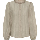 MARTA DU CHATEAU Marta du Chateau dame bluse MdcRoselle 58136PM Shirt Fango