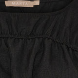 MARTA DU CHATEAU Marta du Chateau dame bluse MdcSaffron 258685 Blouse Nero
