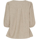 MARTA DU CHATEAU Marta du Chateau dame bluse MdcSybil 7516 Shirt BrownVar4