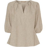 MARTA DU CHATEAU Marta du Chateau dame bluse MdcSybil 7516 Shirt BrownVar4