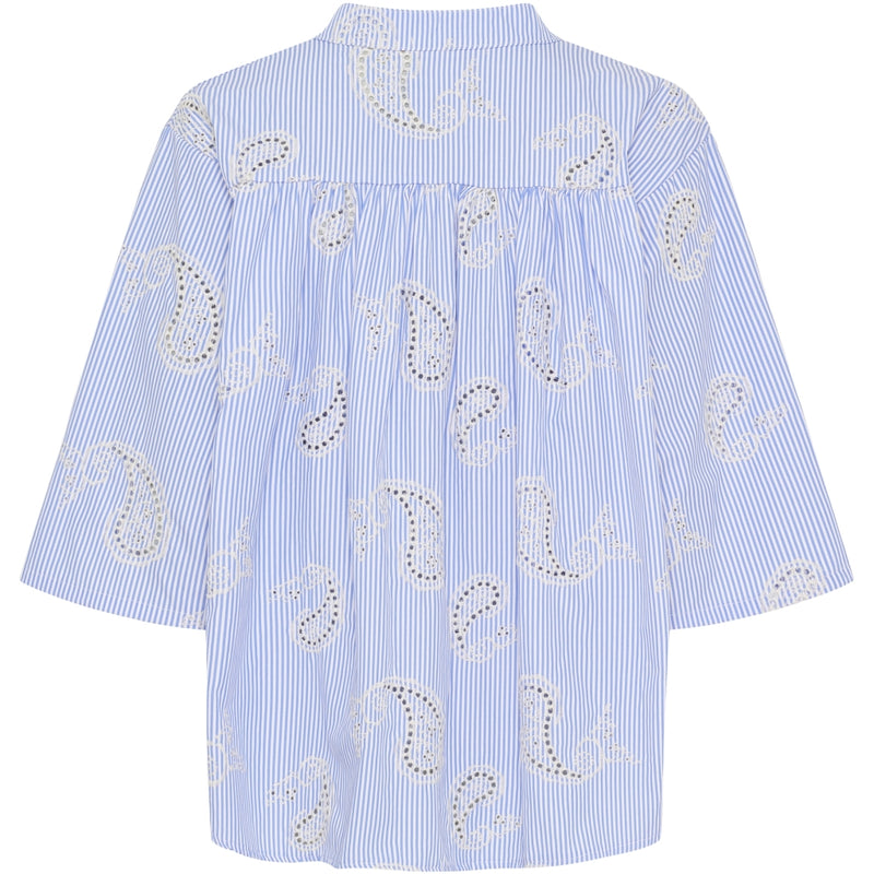 MARTA DU CHATEAU Marta du Chateau dame bluse MdcTilda 258293 Shirt Celeste