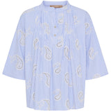 MARTA DU CHATEAU Marta du Chateau dame bluse MdcTilda 258293 Shirt Celeste