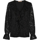 MARTA DU CHATEAU Marta du Chateau dame bluse MdcZara 7735 Blouse Black