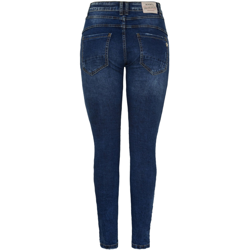 MARTA DU CHATEAU Marta du Chateau dame jeans MdcAzmina Mdc178-26165 Jeans Dark Blue Denim