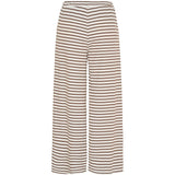 MARTA DU CHATEAU Marta du Chateau dame bukser MdcMireya 22611 Pant White/Brown Stripe
