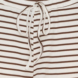 MARTA DU CHATEAU Marta du Chateau dame bukser MdcMireya 22611 Pant White/Brown Stripe