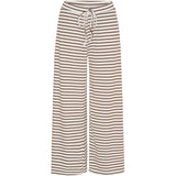 MARTA DU CHATEAU Marta du Chateau dame bukser MdcMireya 22611 Pant White/Brown Stripe