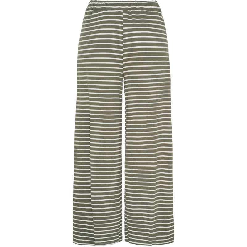 MARTA DU CHATEAU Marta du Chateau dame bukser MdcMireya 22611 Pant White/Military Stripe