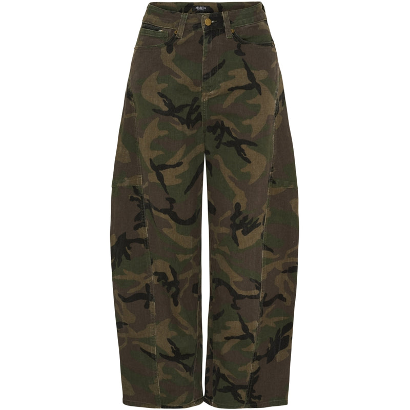 MARTA DU CHATEAU Marta du Chateau dame bukser MdcParis MDC232-JP9305 Jeans Camo
