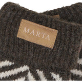 MARTA DU CHATEAU Marta du Chateau dame handsker MdcAyana T1208 Gloves Brown/beige