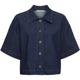 MARTA DU CHATEAU Marta du Chateau dame jakke MdcBelisa SW38872M Jacket Dark denim