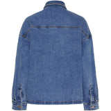 MARTA DU CHATEAU Marta du Chateau dame jakke MdcMilja MDC238-V9079A Shirt Blue Denim