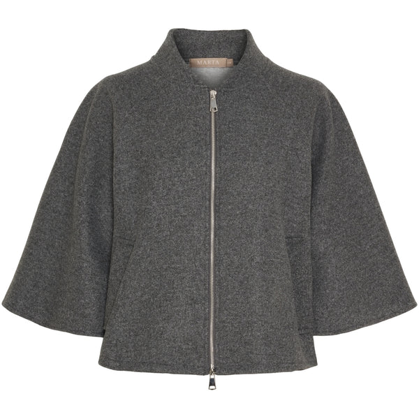 MARTA DU CHATEAU Marta du Chateau dame jakke MdcPia 55136M Jacket Grigio10