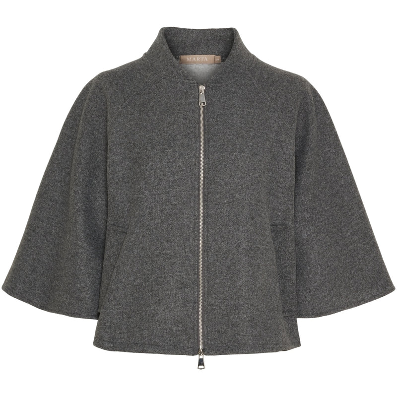 MARTA DU CHATEAU Marta du Chateau dame jakke MdcPia 55136M Jacket Grigio10