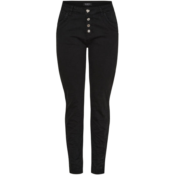 MARTA DU CHATEAU Marta du Chateau dame jeans MdcNahla MDC227-2533 Jeans Black Denim