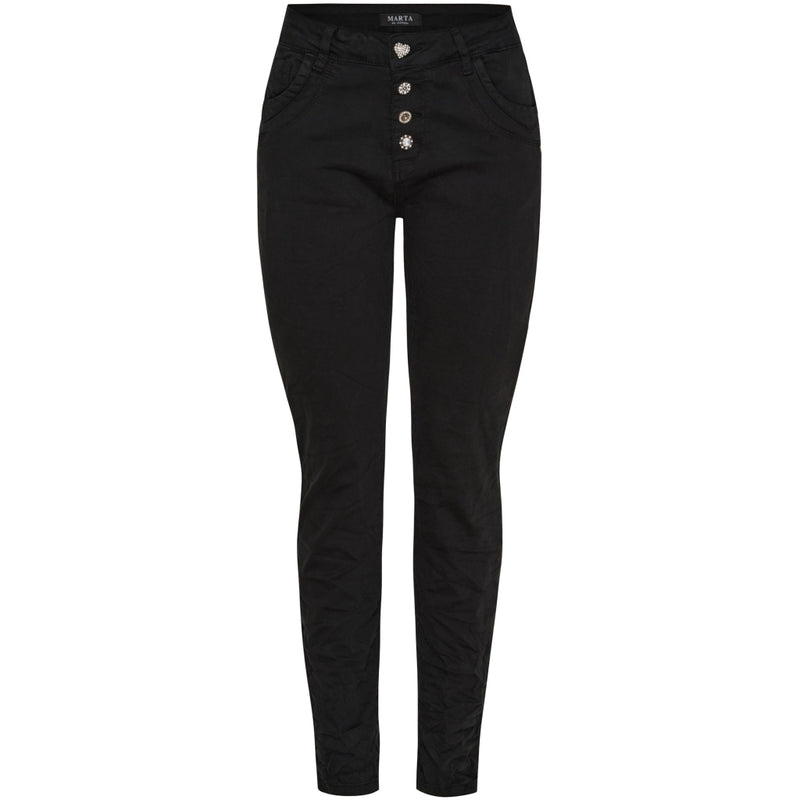 MARTA DU CHATEAU Marta du Chateau dame jeans MdcNahla MDC227-2533 Jeans Black Denim