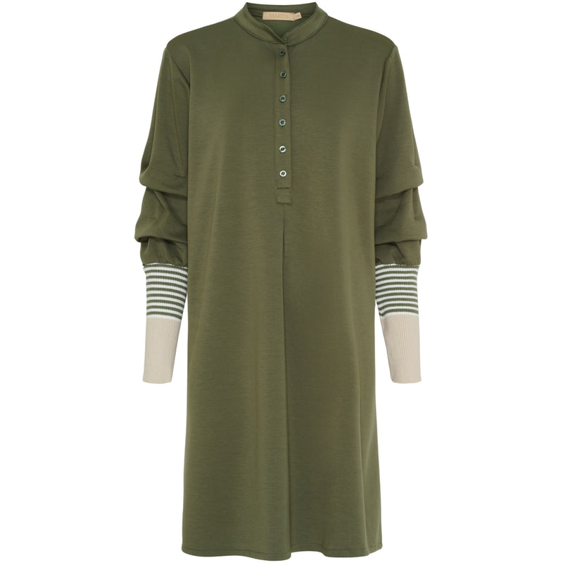 MARTA DU CHATEAU Marta du Chateau dame kjole MdcCybele 32166/A Dress Kaki