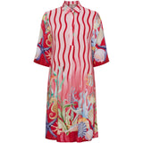 MARTA DU CHATEAU Marta du Chateau dame kjole MdcFlorielle 269202 Dress Red Sea